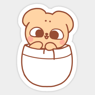 Pocket Puppy Sticker